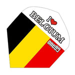 Dartsflight Belgische vlag One80
